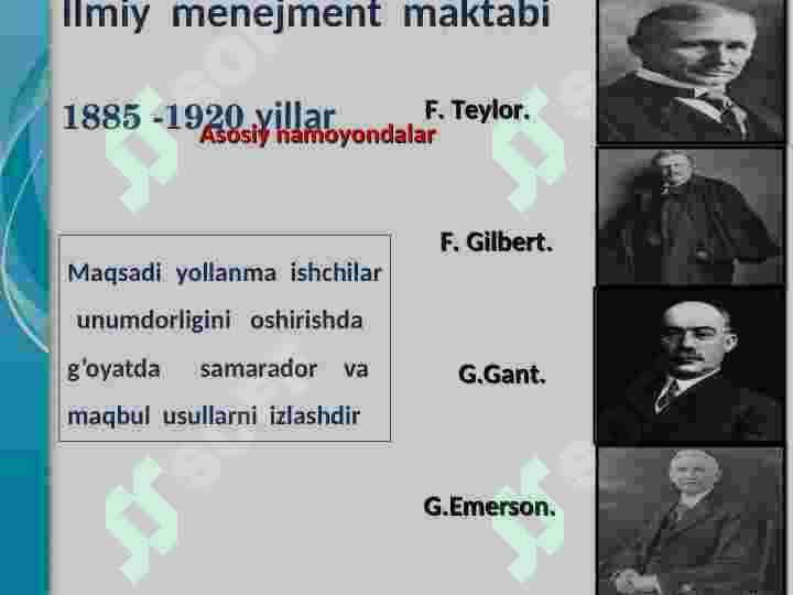 MENEJMENT MAKTABLARI 4