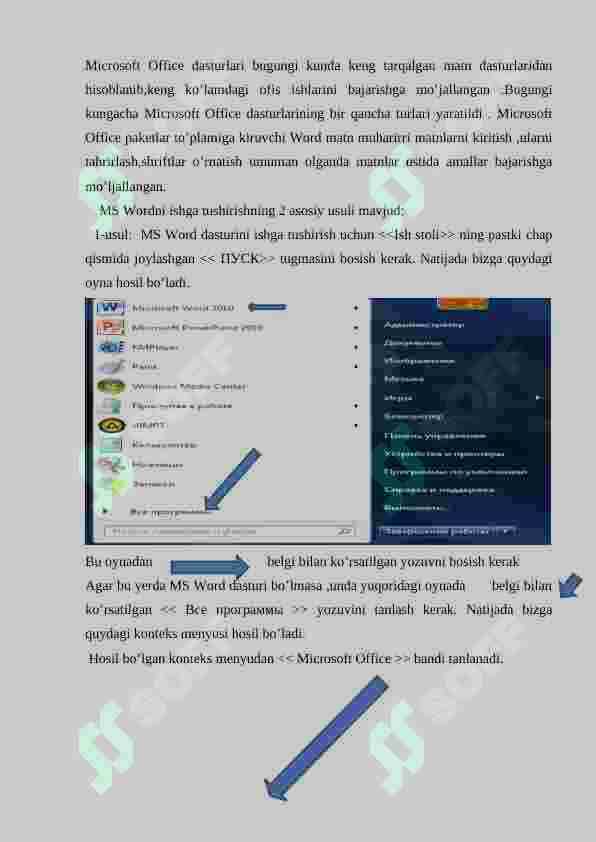 MS Word 2010 2