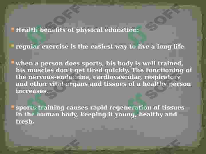 The role a sport in a healthy lifestyle 3