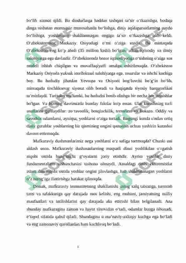 Mafkuraviy tahdid va ularga qarshi kurash 4