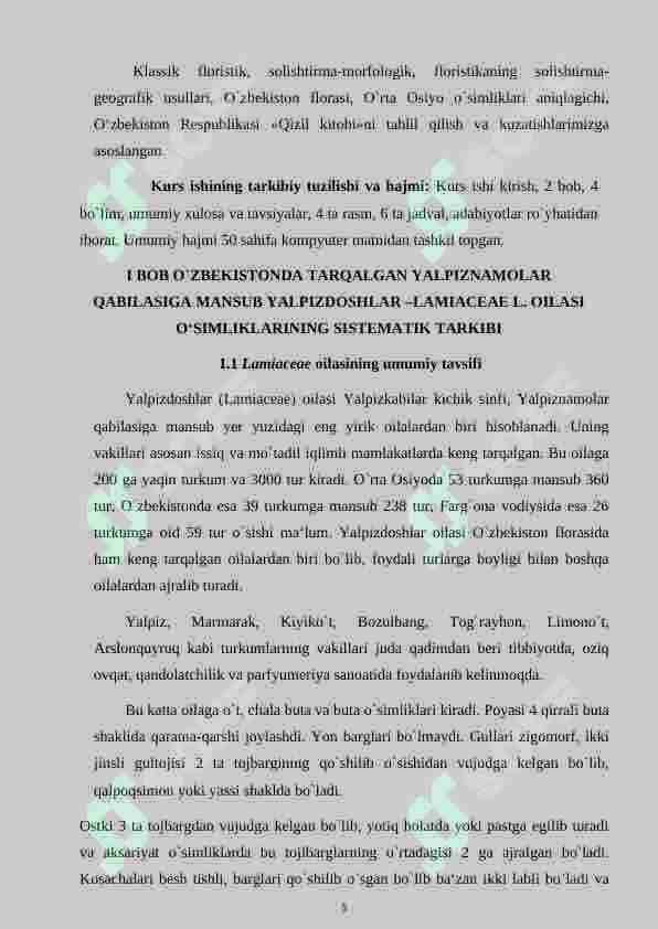 “Yalpiznamolar qabilasi” 5