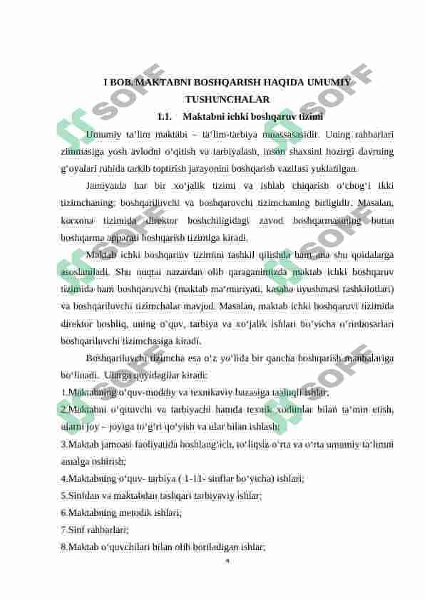 Maktabni boshqarishda maktab direktorining vazifalari 4