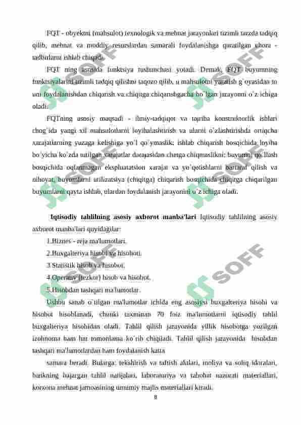 Iqtisodiy tahlilning turlari 8