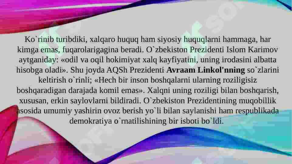 Ma’muriy yuistitsiya 8