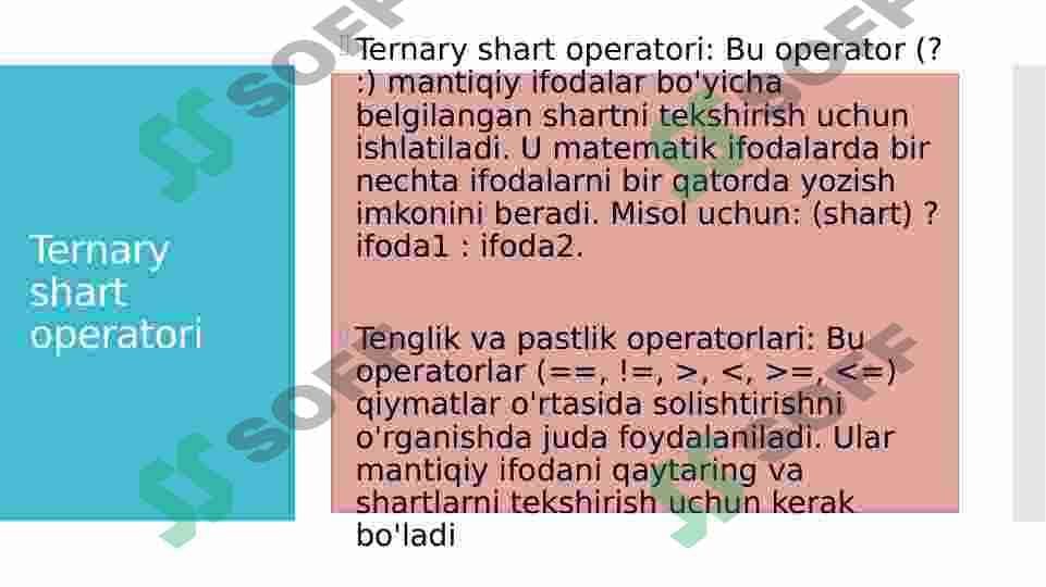 C++ mantiqiy operatorlar 3
