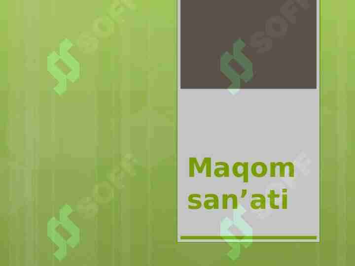 Maqom san’ati