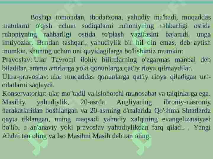 Milliy dinlar 8