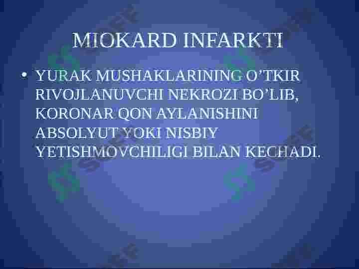 Miokard infarkti 2