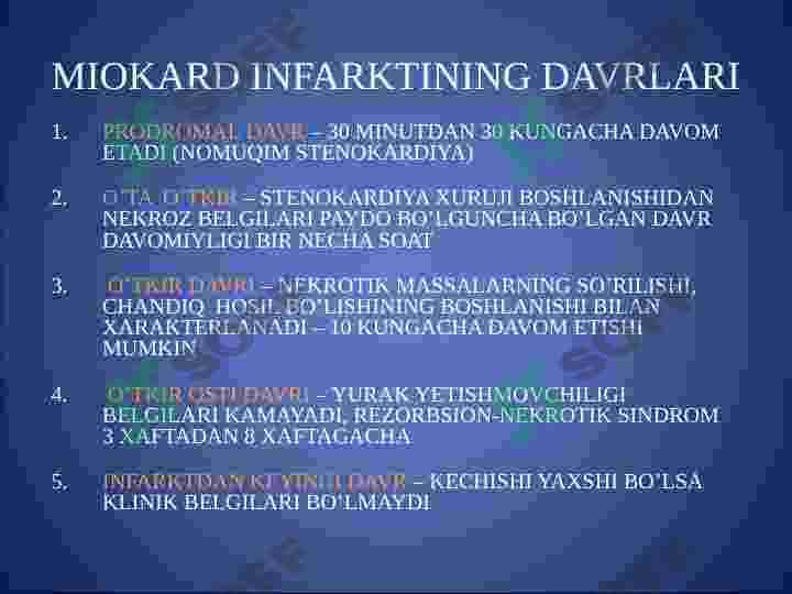 Miokard infarkti 6