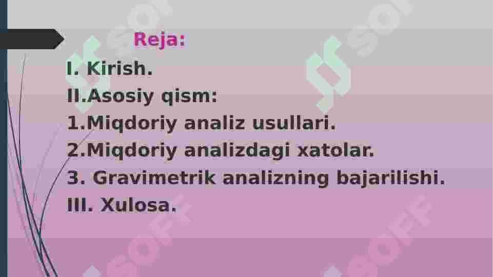 Miqdoriy analiz 2