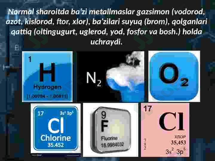 Metallmaslar va ularning xossalarini o'rganish metodikasi 3