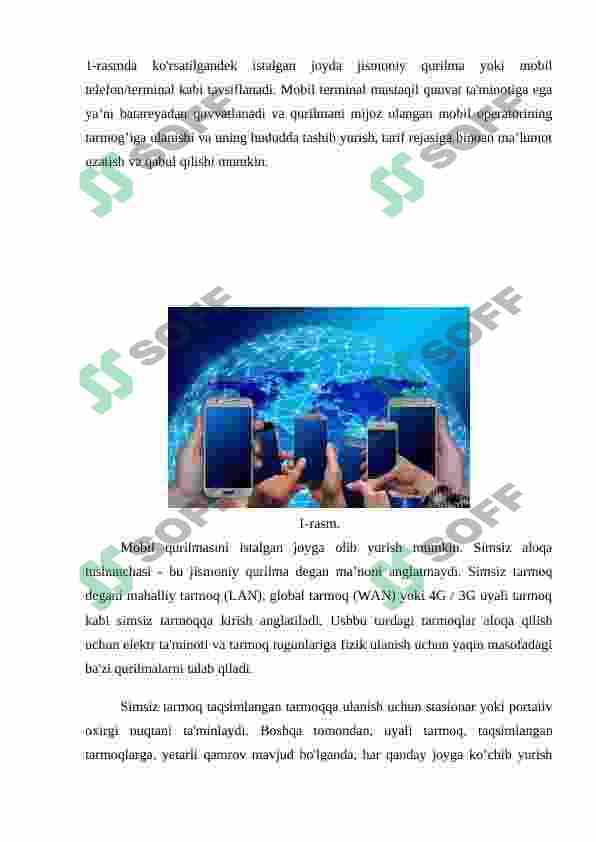 Mobil aloqa tarmoqlari: 3G, 4G va 5G texnologiyasi 3