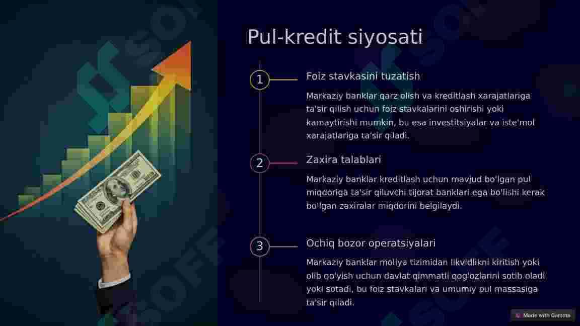 .Moliyaviy siyosatning mazmuni va tamoyillari. 4