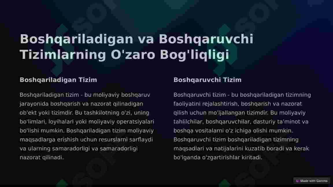Moliyaviy boshqaruv 8