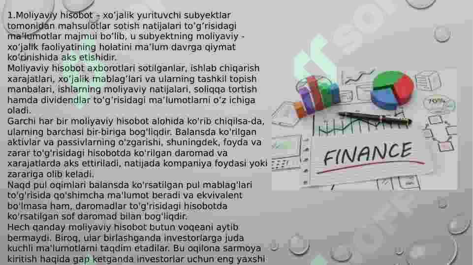 Moliyaviy hisobot 3