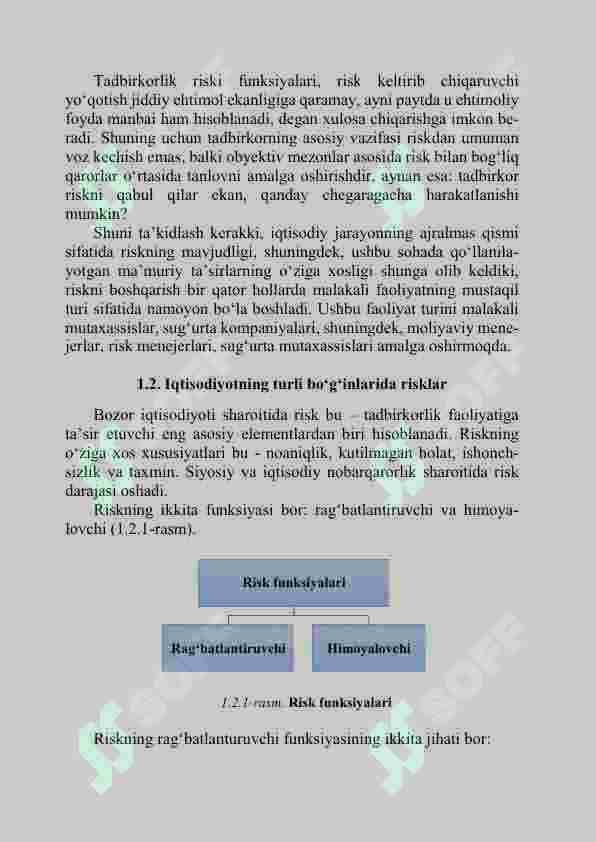 MOLIYAVIY RISKLARNING MAZMUN-MOHIYATI VA TASNIFLANISHI 7