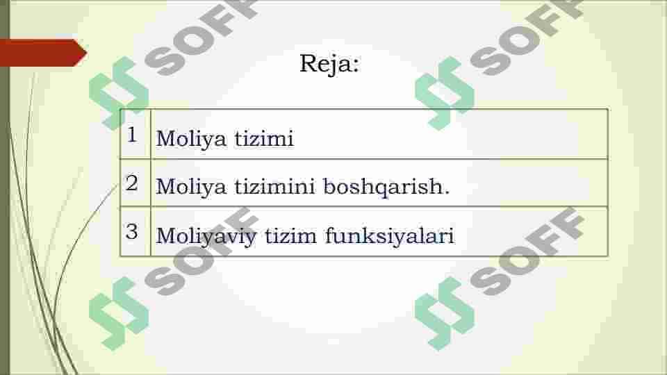 Moliyaviy tizim funksiyalari 2