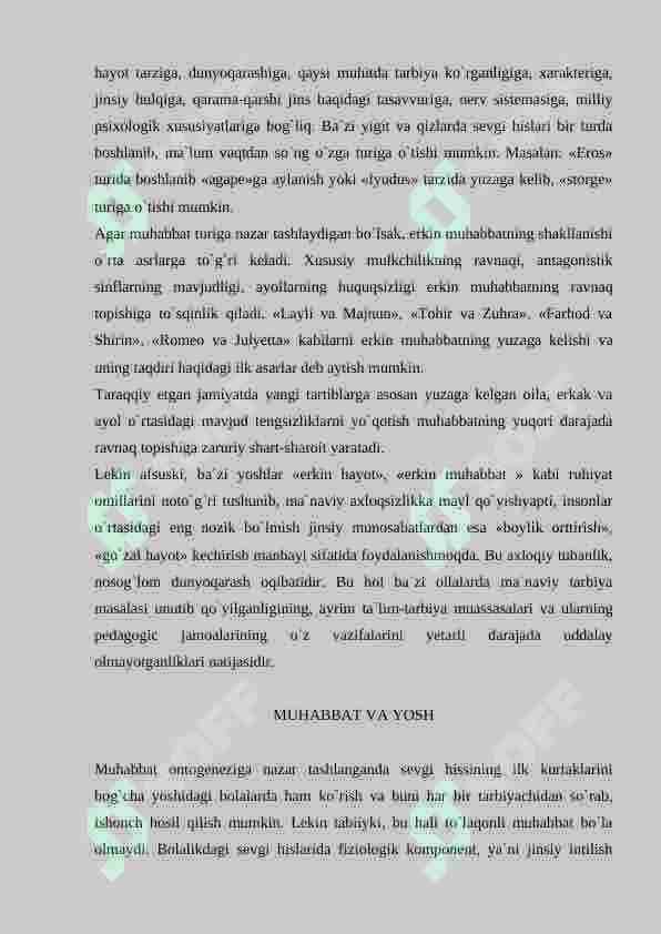 Muhabbat psixologiyasi 8