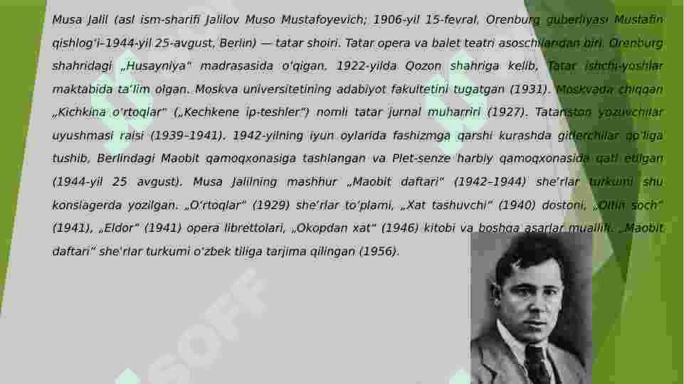Musa Jalil she'riyati 3