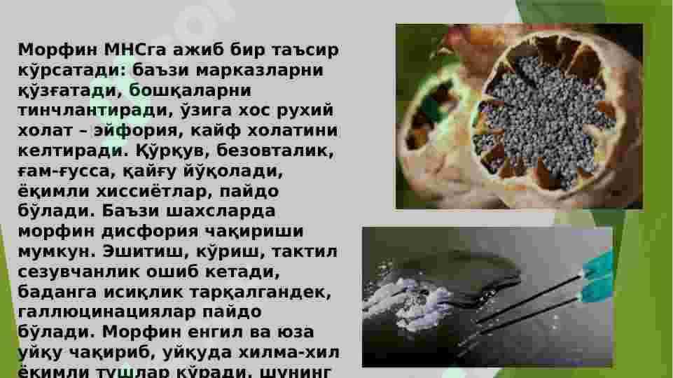 Narkotik analgetik dori vositalari 8