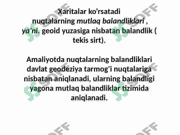 Nivelirlash 2