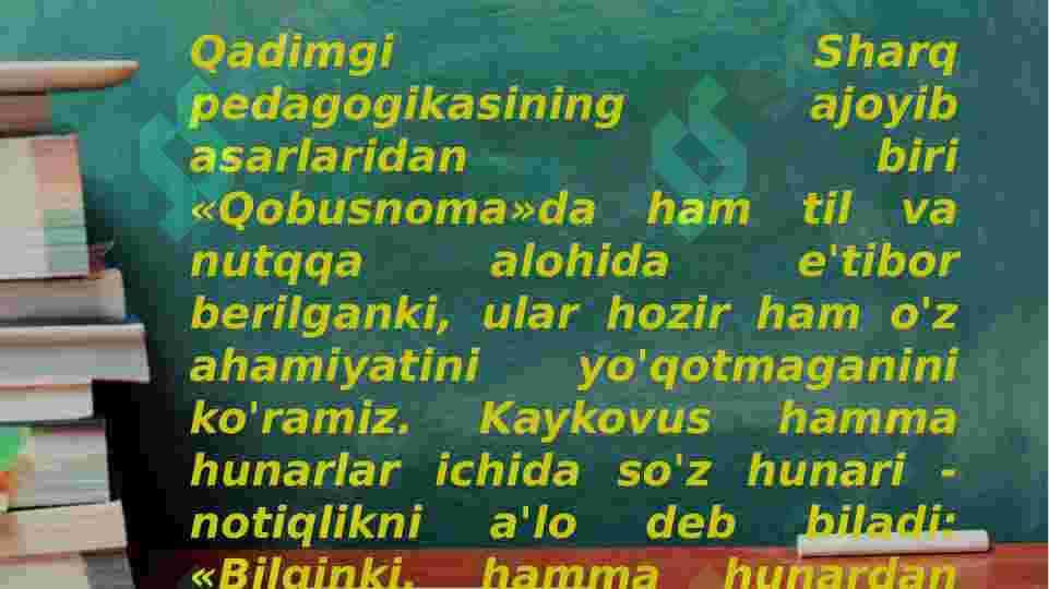 Nutq texnikasi va notiqlik madaniyati 7