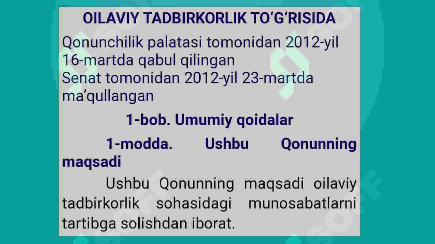 Oilaviy tadbirkorlik 3