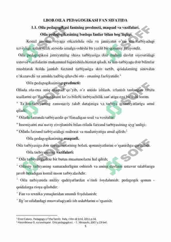 Oila pedagogikasi 5