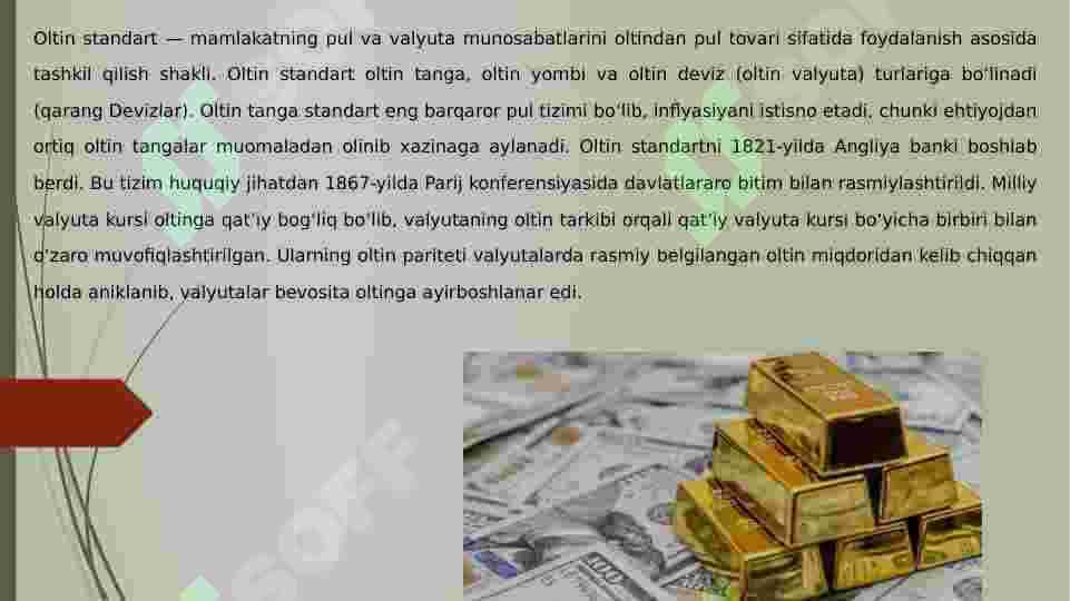 OLTIN PUL SIFATIDA 5