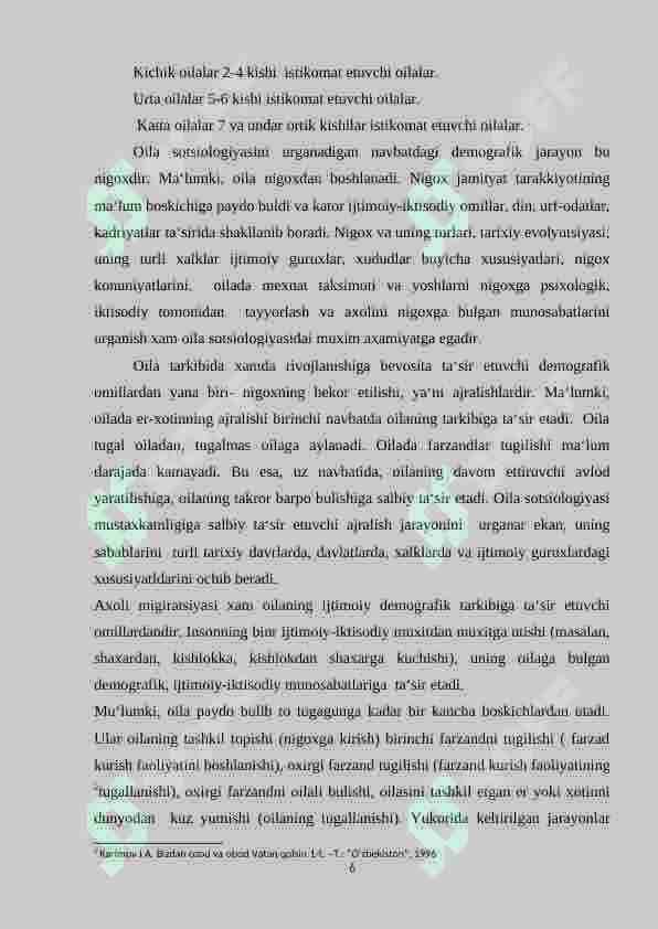Oila sotsiologiyasi 6