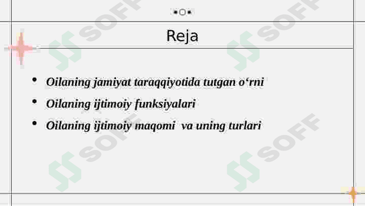 Oilaning ijtimoiy maqomi 3