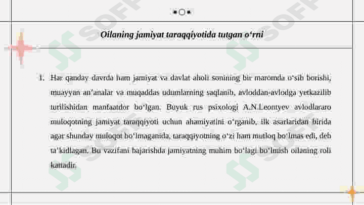 Oilaning ijtimoiy maqomi 4
