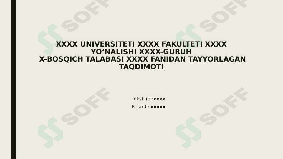 Ongning paydo bo‘lishi 1