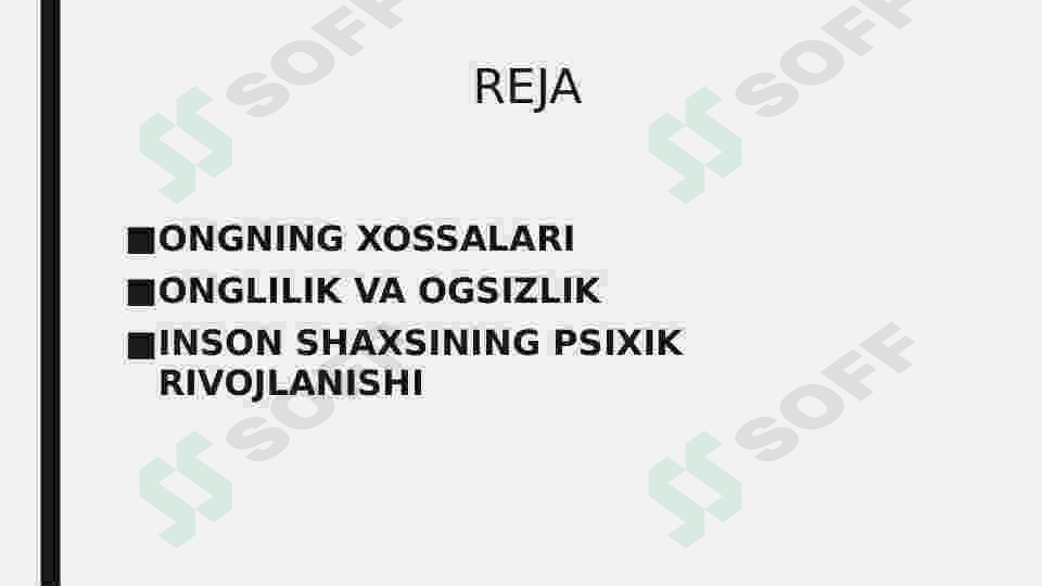 Ongning paydo bo‘lishi 3