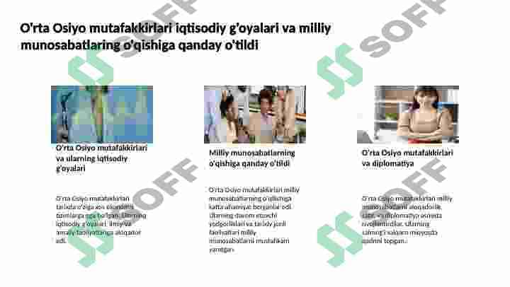 O'rta Osiyo mutafakkirlari iqtisodiy g'oyalari 4