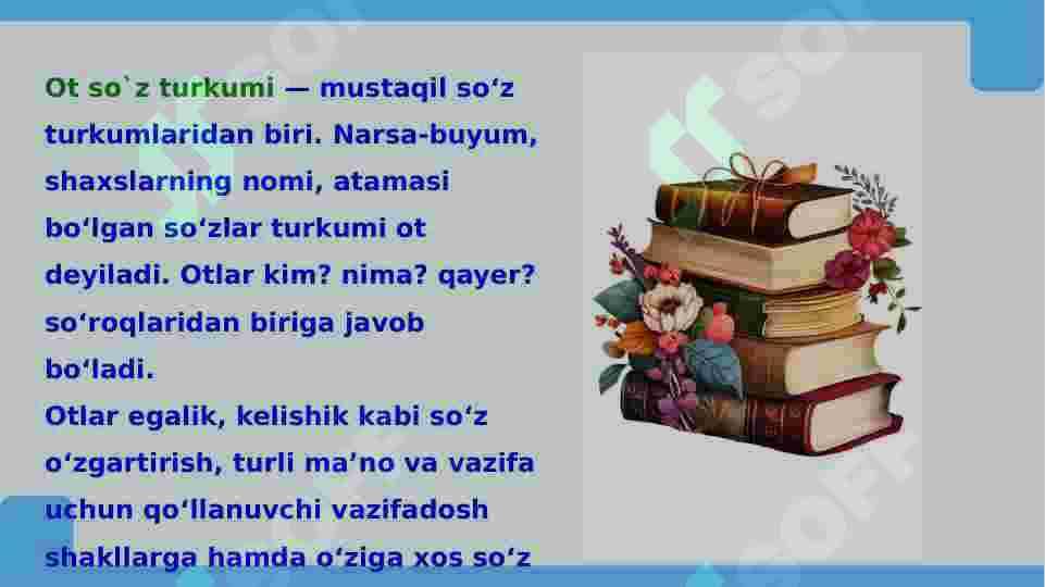 Ot so'z turkumi 2