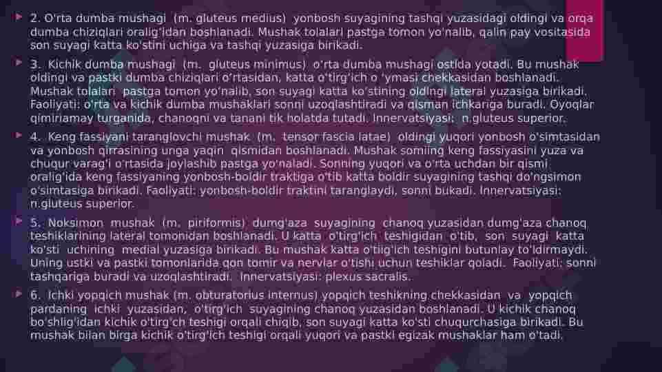 Oyoq  mushaklari 8