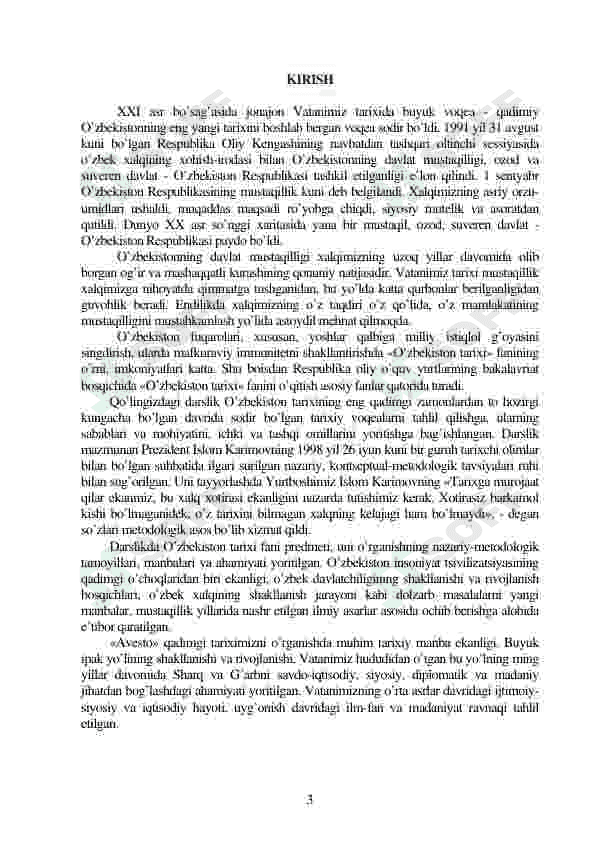 O'zbekiston tarixi 3