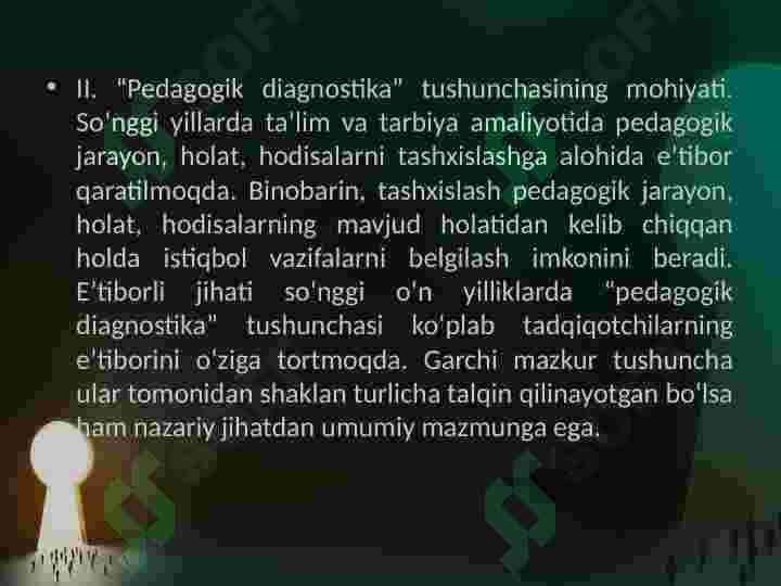 PEDAGOGIK DIAGNOSTIKA 8