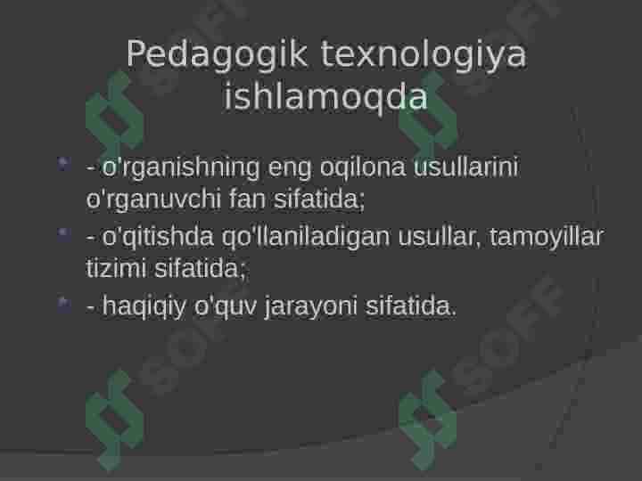 PEDAGOGIK TEXNOLOGIYA 8