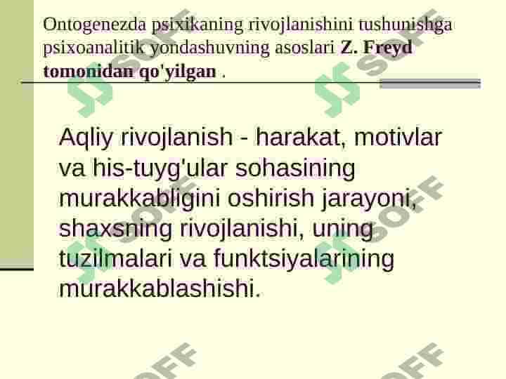 PSIXANALITIK YONDASHISH 5