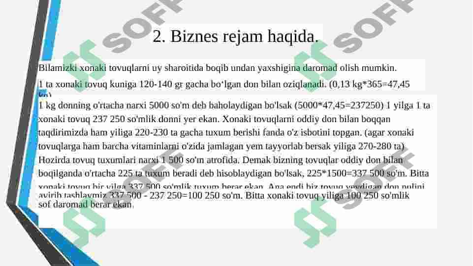 Parrandachilik Biznes reja 4