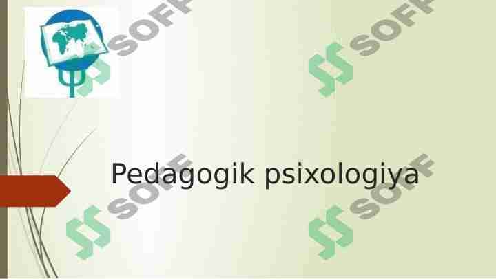 Pedagogik psixologiya
