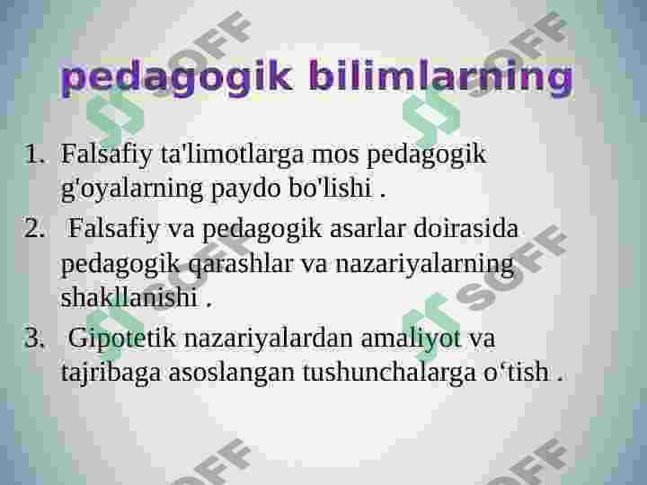 Pedagogika fan sifatida 4