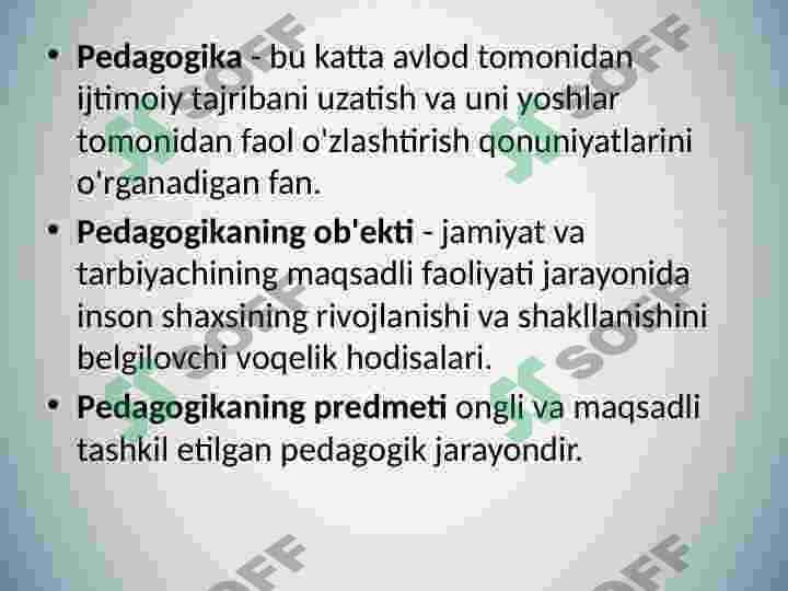 Pedagogika fan sifatida 5
