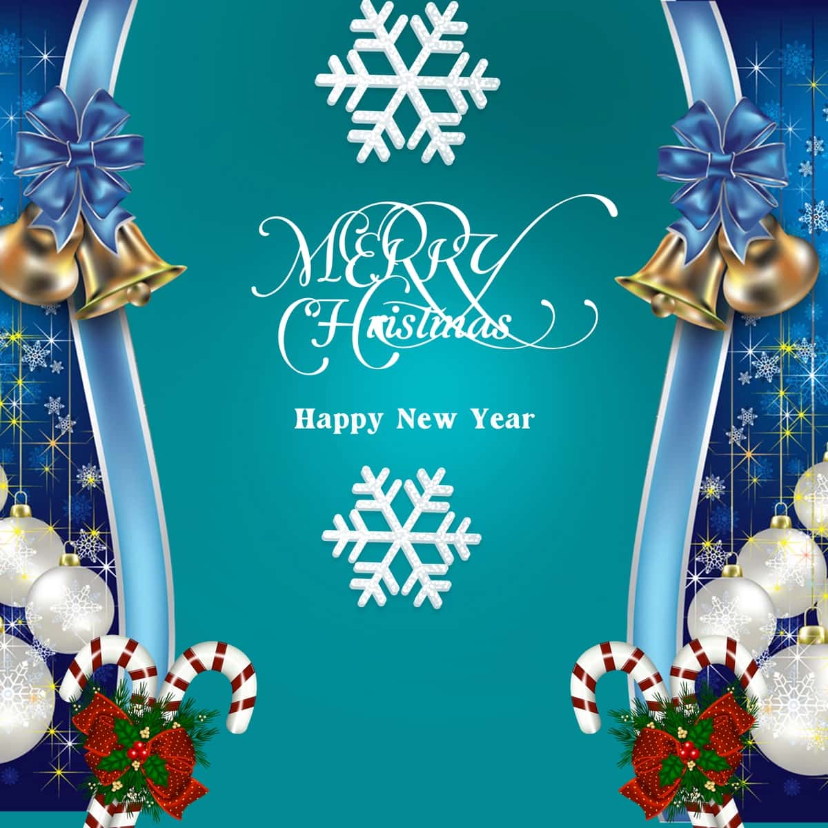 Muborak Rojdestvo yangi yilingiz bilan ijtimoiy tarmoqdagi instagram posti | Merry christmas happy new year social media banner instagram post 1