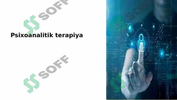 Psixoanalitik terapiya