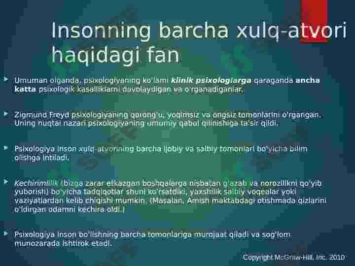 Psixologiyani aniqlash 4