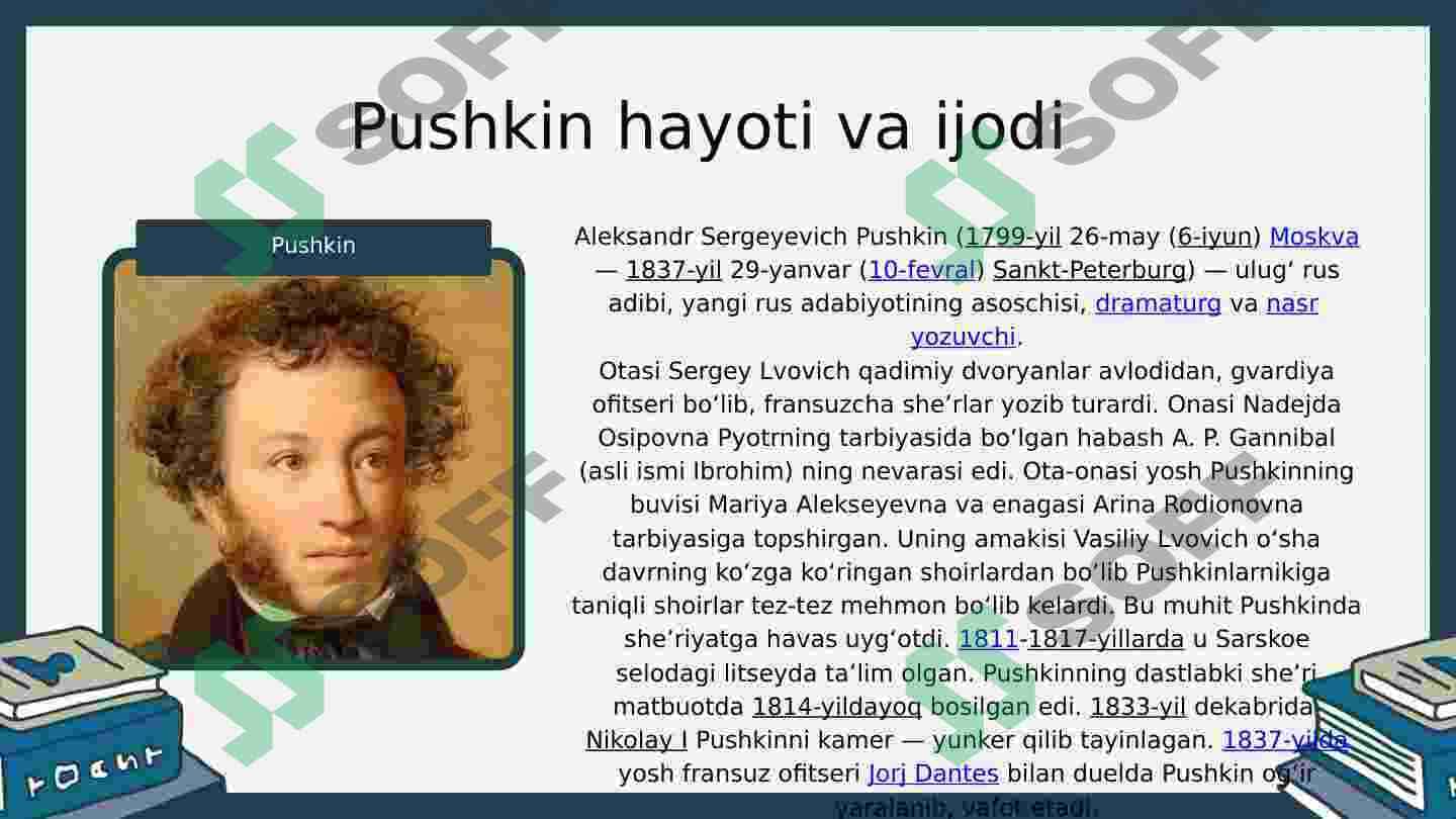 Pushkinning “Kapitan qizi” asari 2
