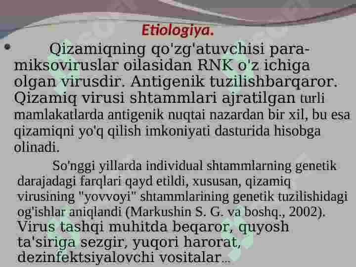 QIZAMIQ VA QIZILCHA  QO'ZG'ATUVCHISI 5